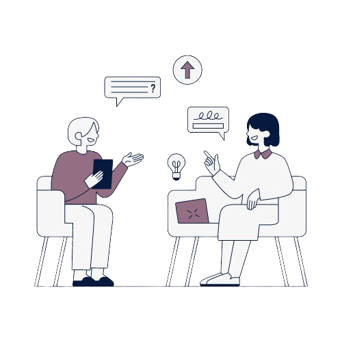 Illustration of a personalized Consumer Insights shared through conversation and connection